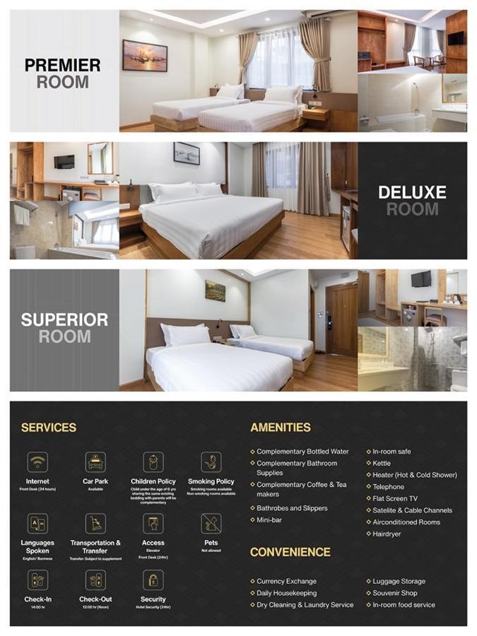 The Gandamar Hotel , Yangon Bagian luar foto